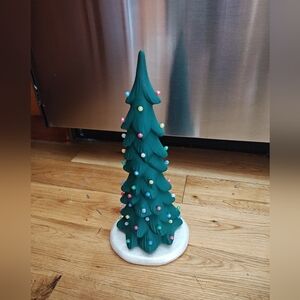 Ceramic Christmas Tree Painted